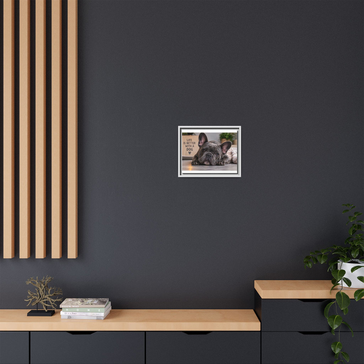 Matte Canvas, Framed (Multi-color)