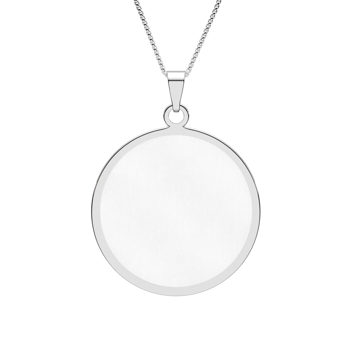 Round Border Photo Pendant