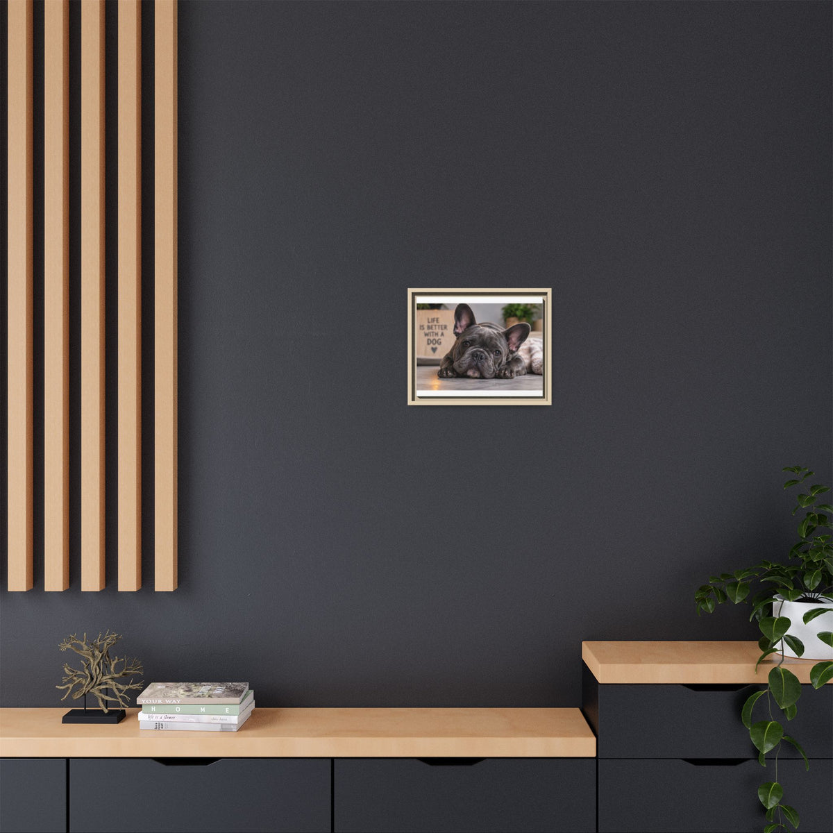 Matte Canvas, Framed (Multi-color)
