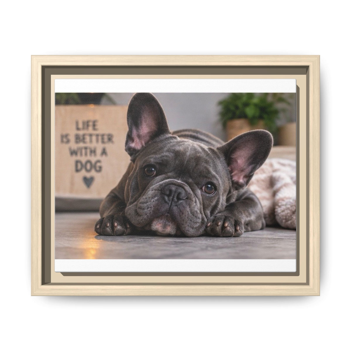 Matte Canvas, Framed (Multi-color)