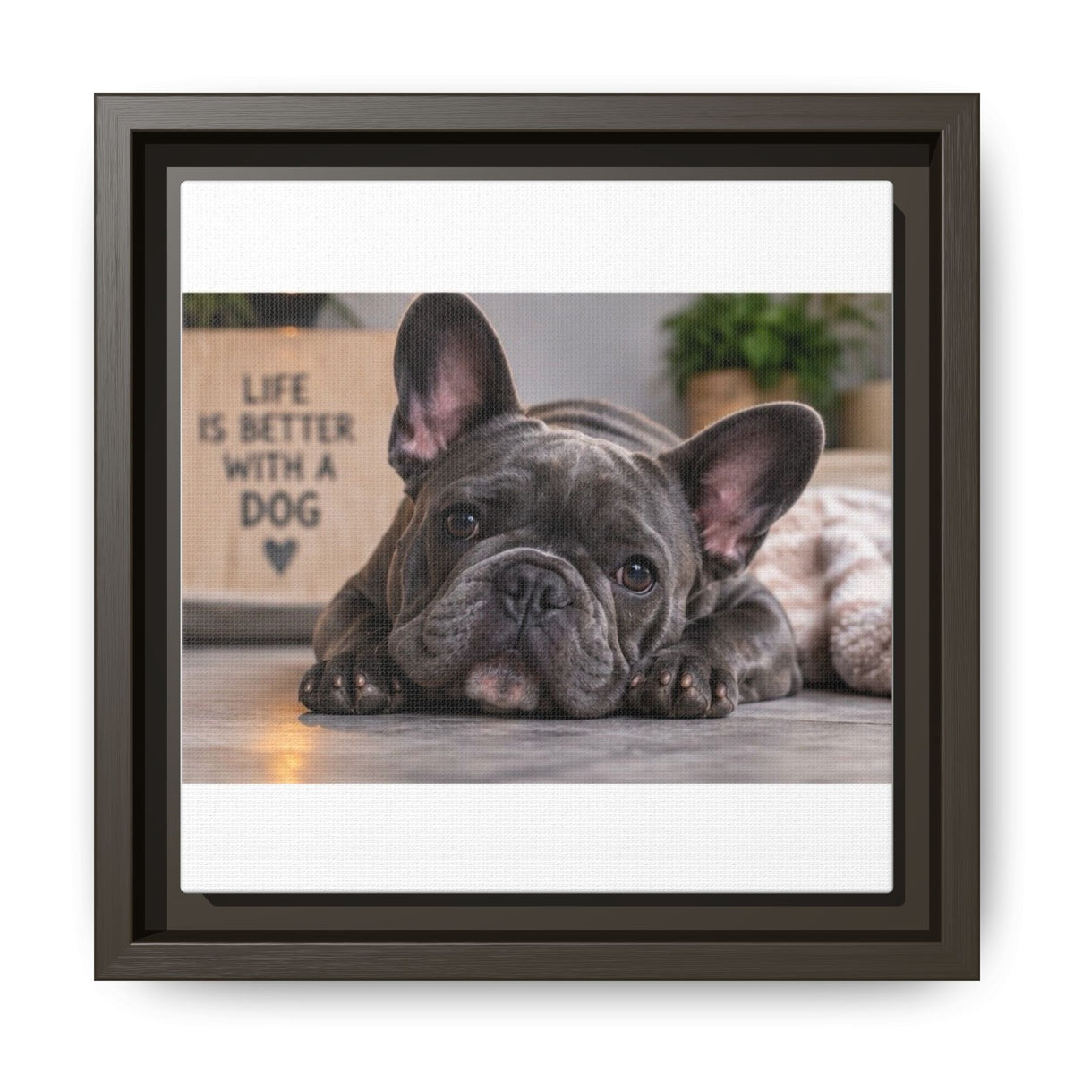 Matte Canvas, Framed (Multi-color)