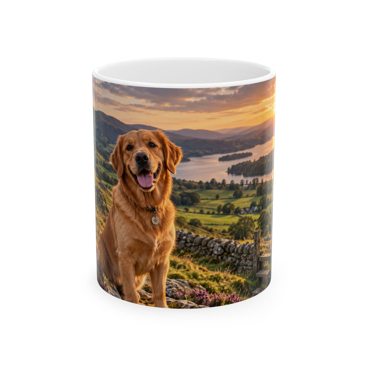 Personalised pet portrait mug