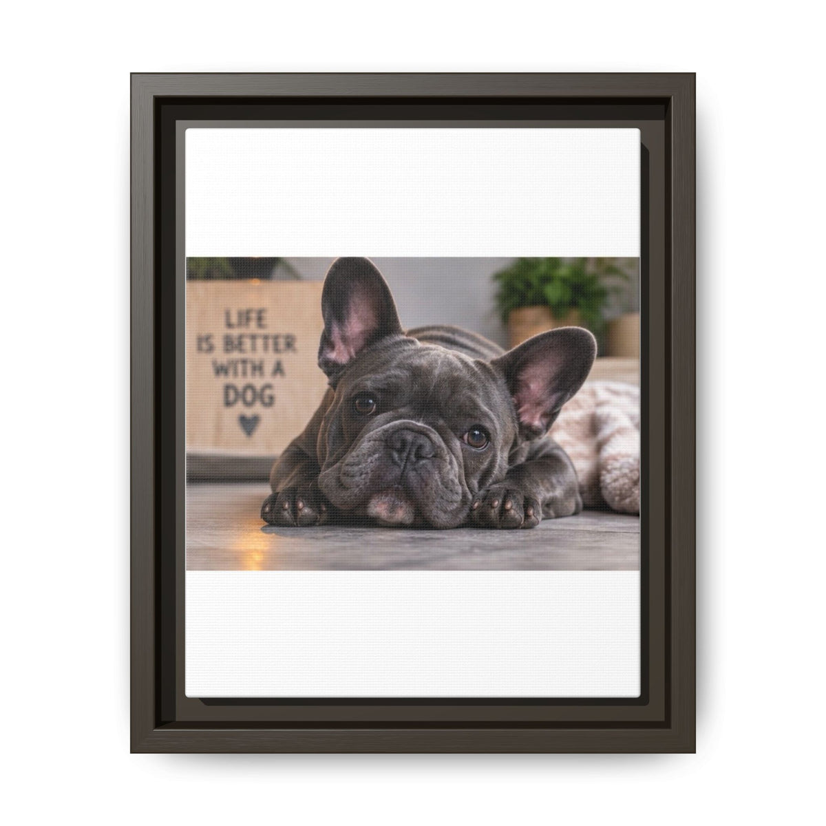 Matte Canvas, Framed (Multi-color)