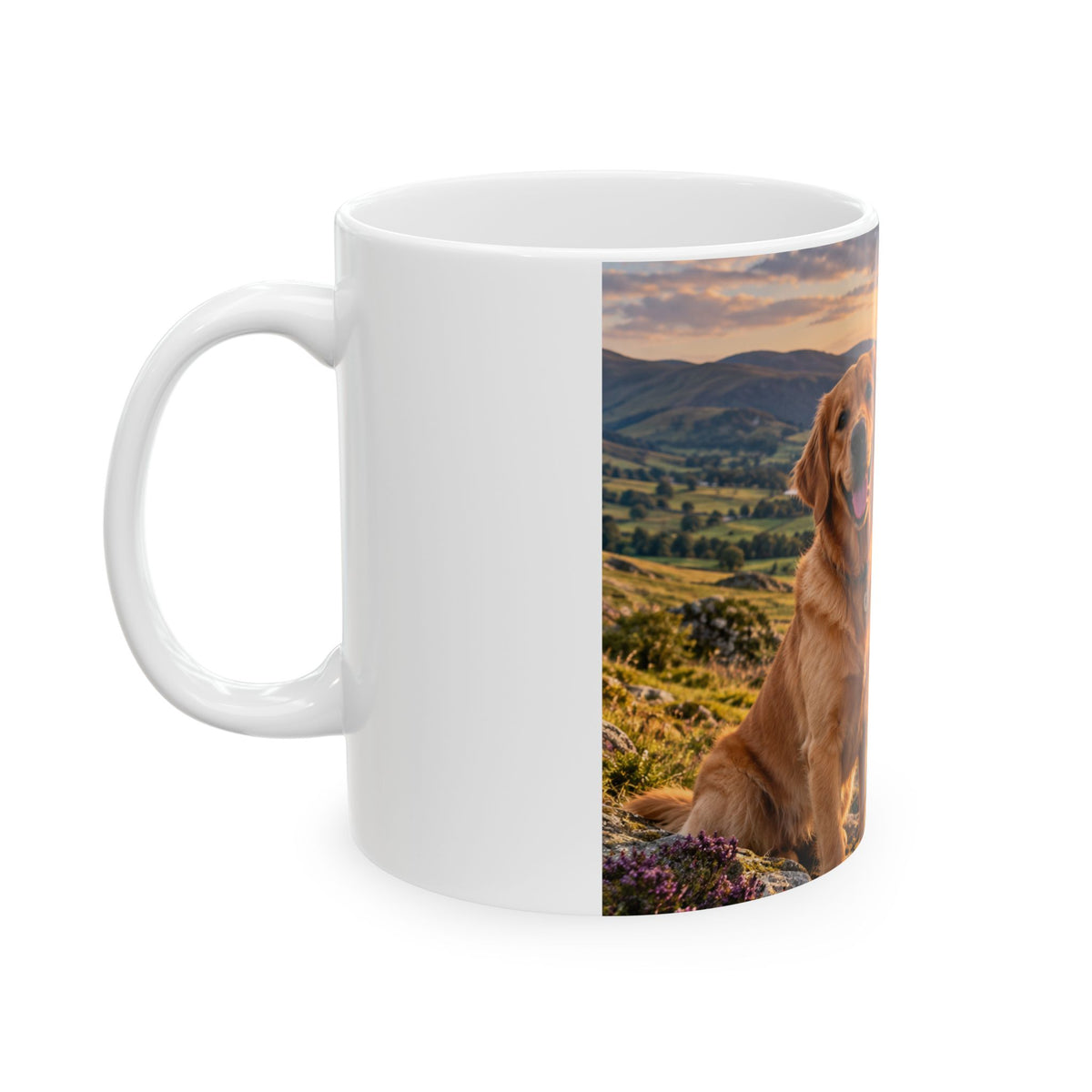 Personalised pet portrait mug