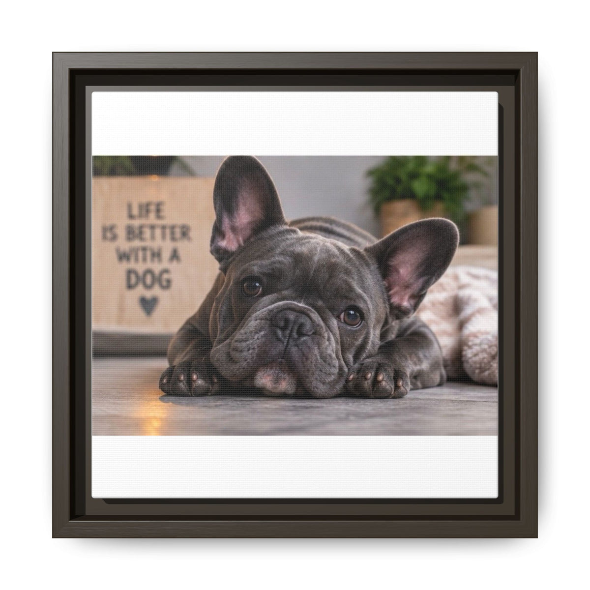 Matte Canvas, Framed (Multi-color)
